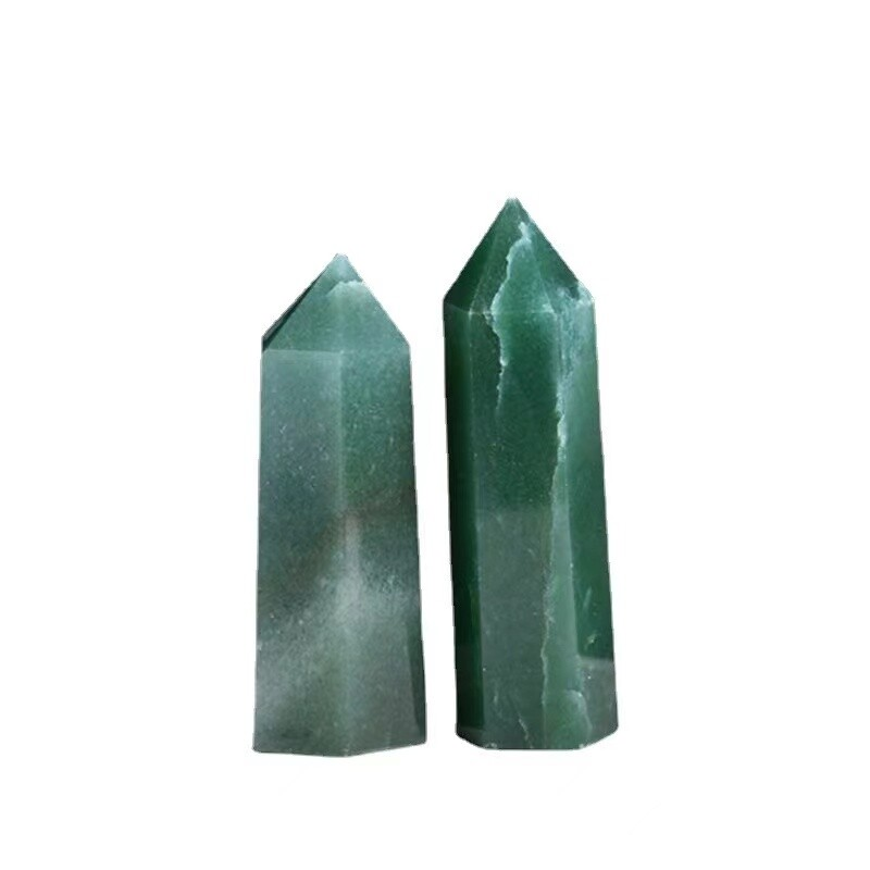 Natural Crystal Point Wand Tower Column Chakra Obelisk Quartz Healing Stone Rock