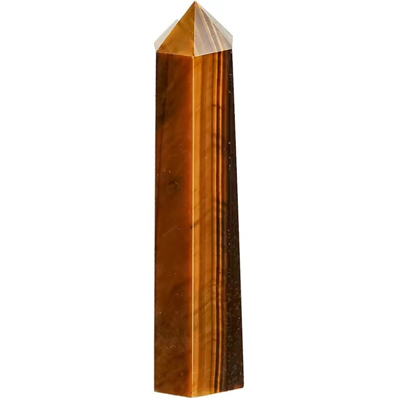 Natural Crystal Point Wand Tower Column Chakra Obelisk Quartz Healing Stone Rock