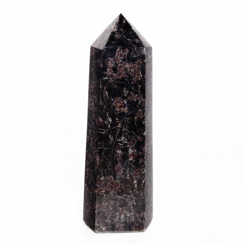 1054g Natural Fireworks Stone Obelisk Quartz Tower Crystal Wand Point Healing