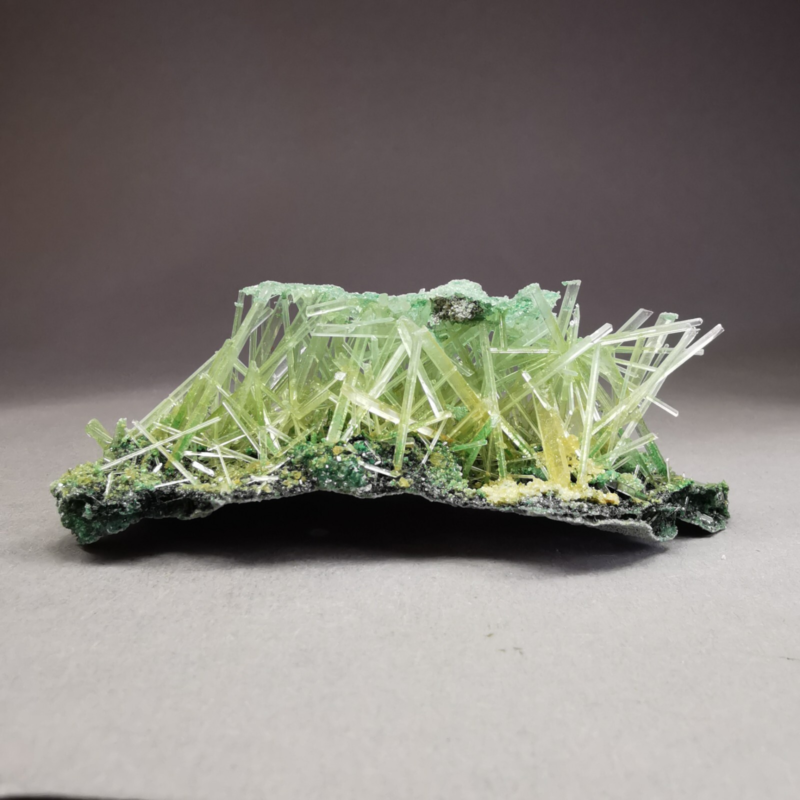 13.5 g RARE Gypsum var. Selenite w. Atacamite / Poland / Rough Crystal Specimen