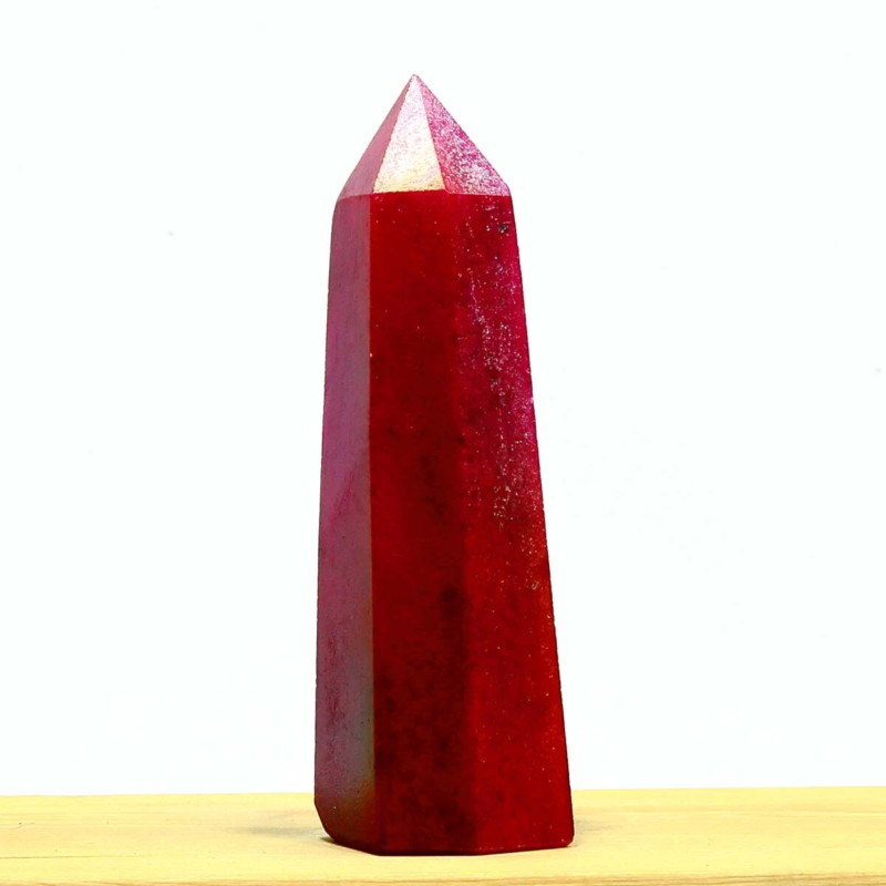 188g Electroplated Natural Crystal Quartz Tower Crystal Point rainbow Healing