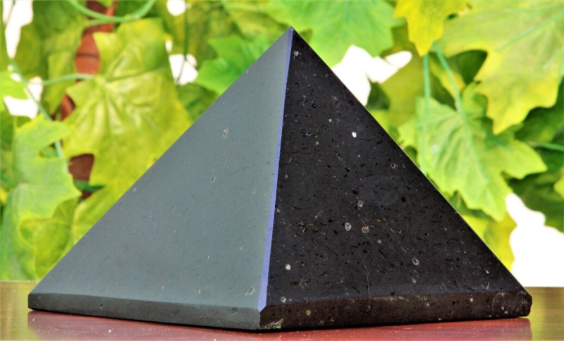 Large 19cm Black Tourmaline Crystal Quartz Healing Energy Gemstone Decor Pyramid
