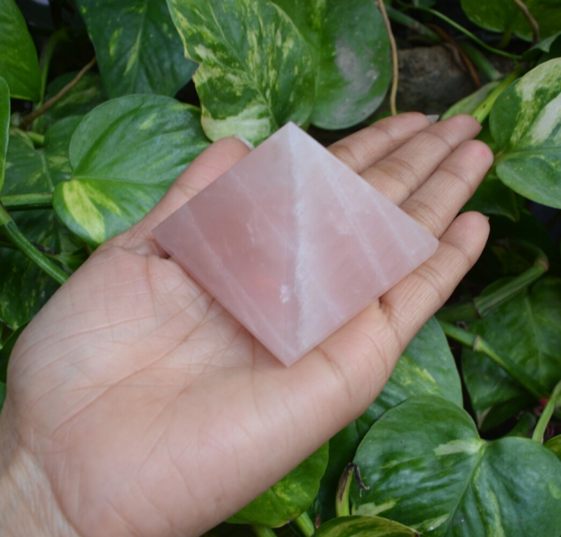 Chakra Pyramid Stone Crystal Yoga Healing NATURAL Spirituality Specimen~I-4842