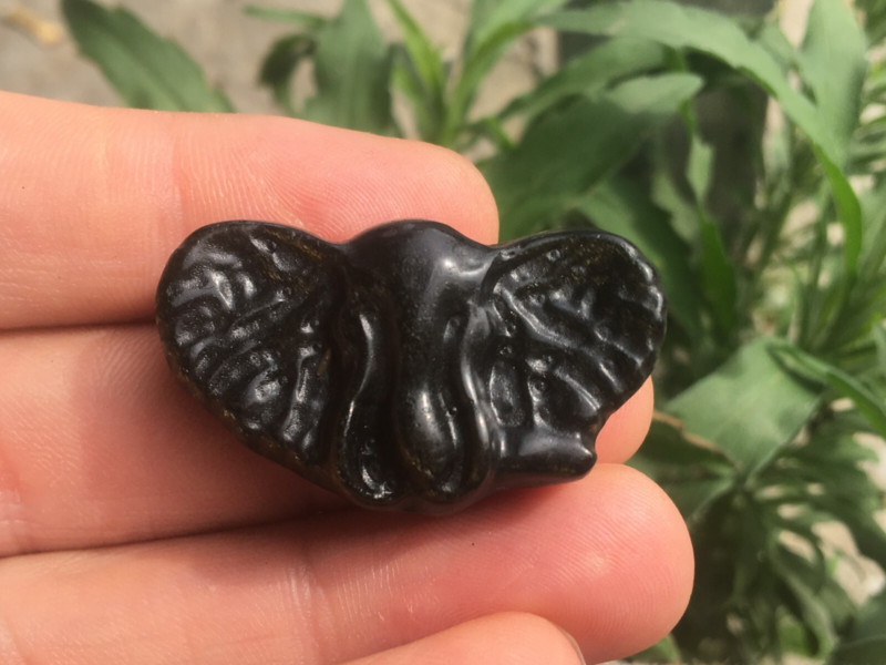 10pc Natural mix gold obsidian Quartz hand Carved skull crystal Reiki healing