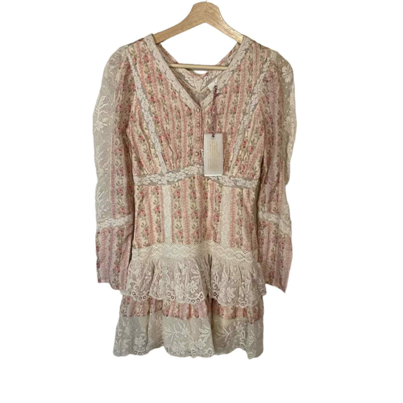LoveShackFancy Pirelle pink dress