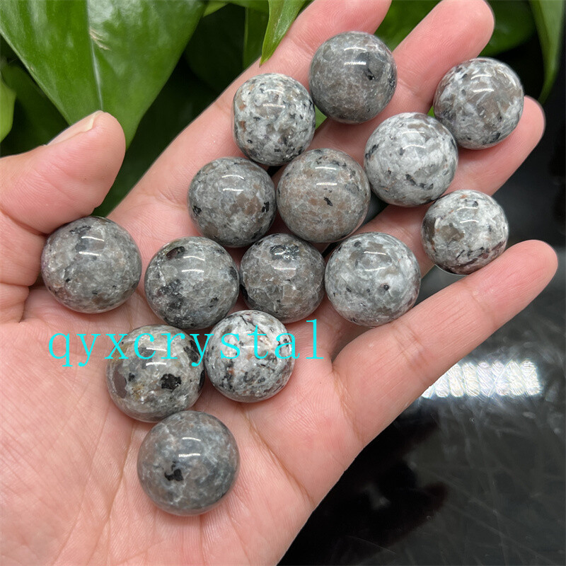 5pcs Natural Yooperite Ball Flame's stone 17mm+ sphere quartz crystal Healing