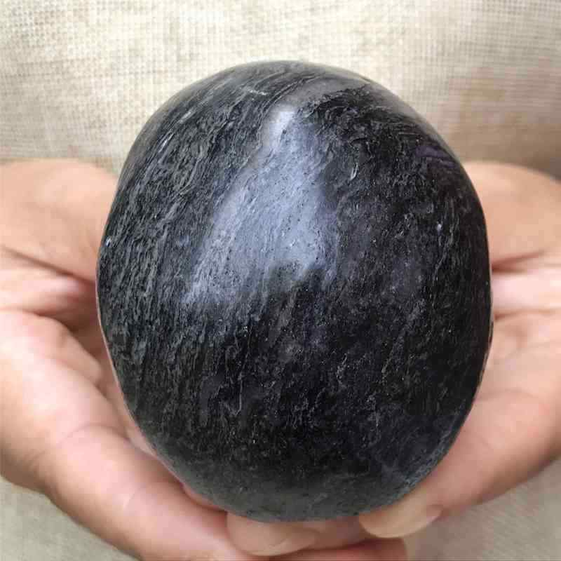 0.43Kg Natural black jade quartz skull carved Quartz Crystal skull Healing