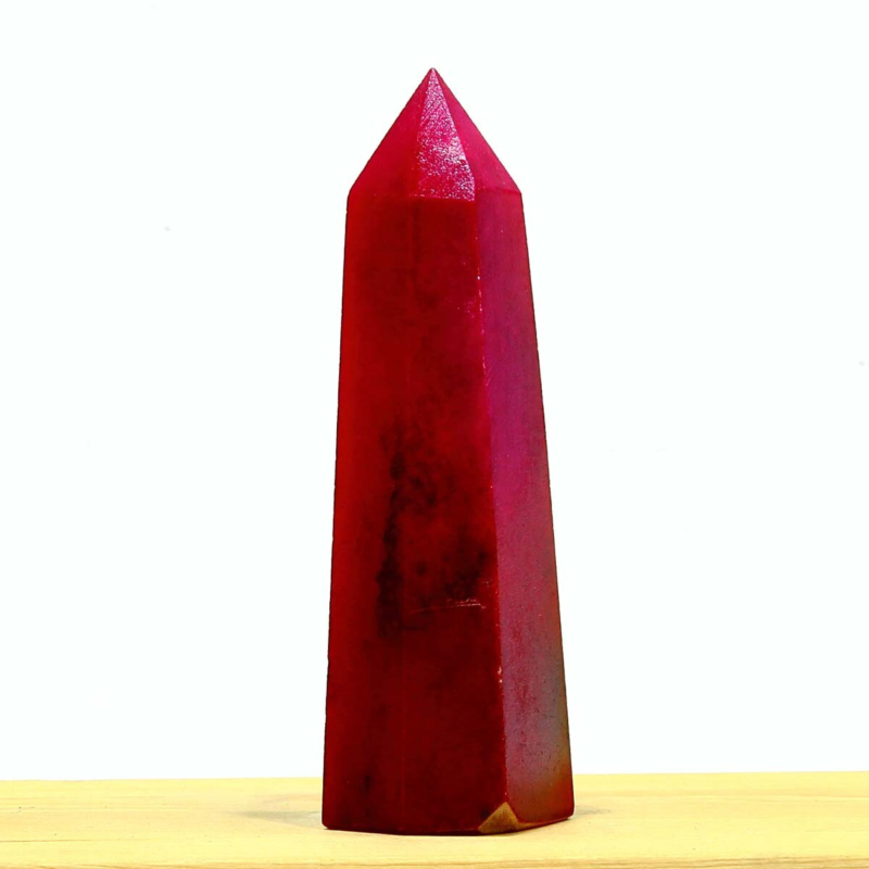 188g Electroplated Natural Crystal Quartz Tower Crystal Point rainbow Healing