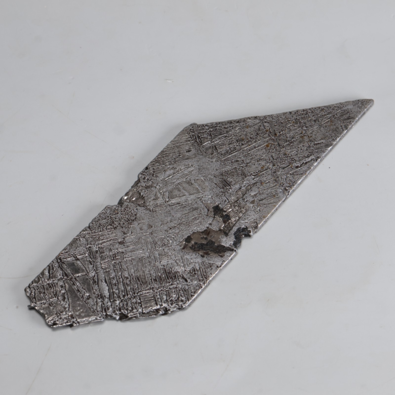 59g Iron meteorite, Muonionalusta iron meteorite slice, Natural Meteorite J295