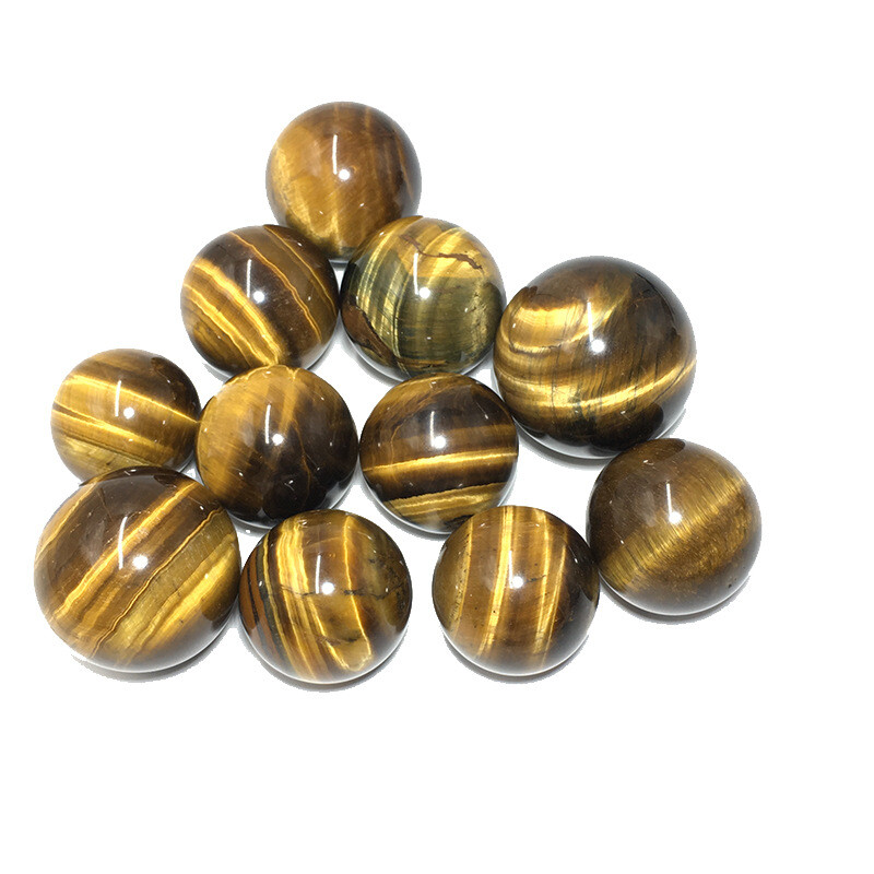 AAAA 40mm Natural Tiger's eye jasper sphere Quartz Crystal Ball Healing US Ship