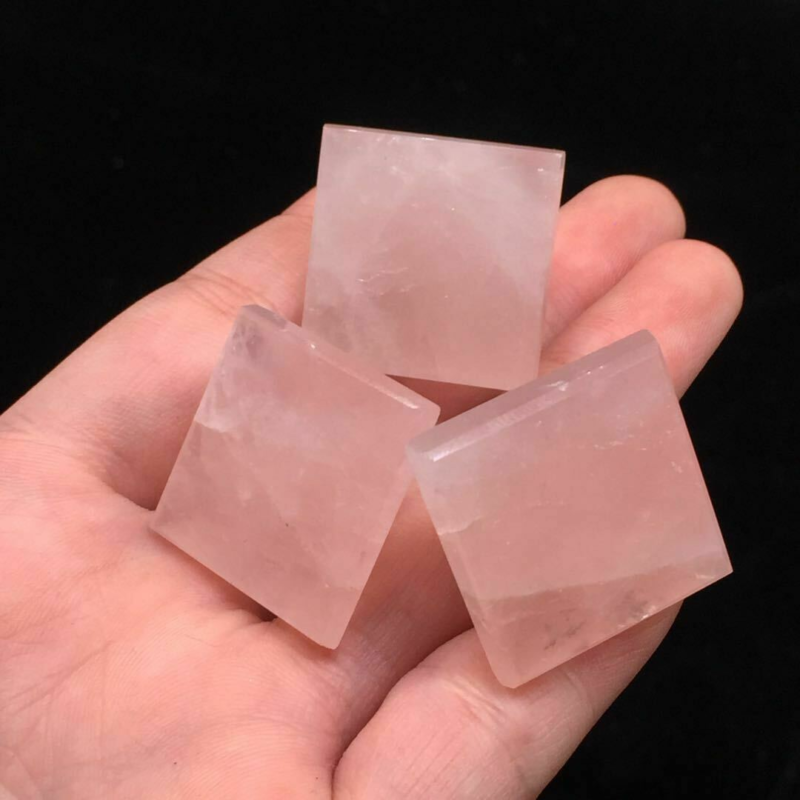 Natural Raw Pink Rose Quartz Gemstone Crystal Energy Reiki Mineral Tower Pyramid