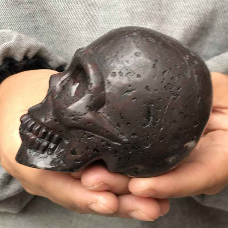 0.41Kg Natural unknown quartz skull carved Quartz Crystal skull Healing