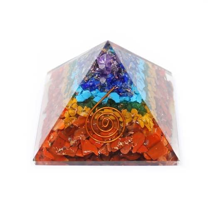 3 in 1 Orgone Pyramid for E-Energy Protection & Healing- Meditation Orgonite Pyr