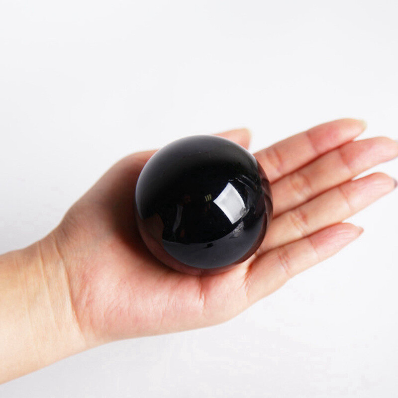 Natural Quartz Crystal Healing Gems Sphere Ball Energy Stone Reiki Decor + Stand