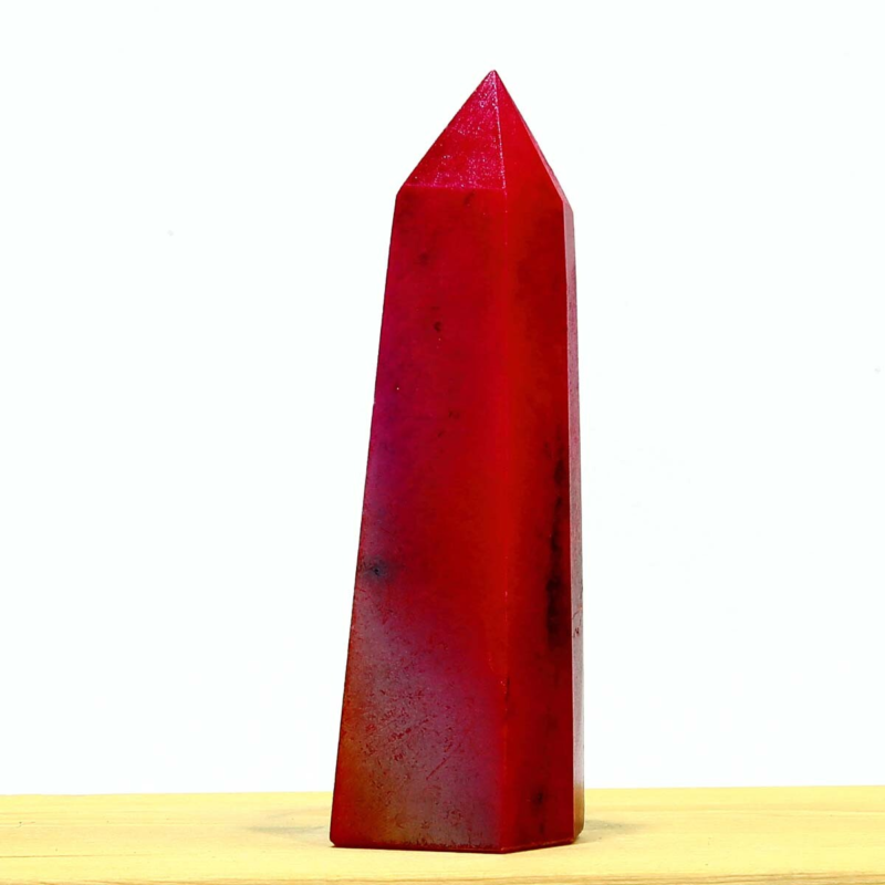 188g Electroplated Natural Crystal Quartz Tower Crystal Point rainbow Healing