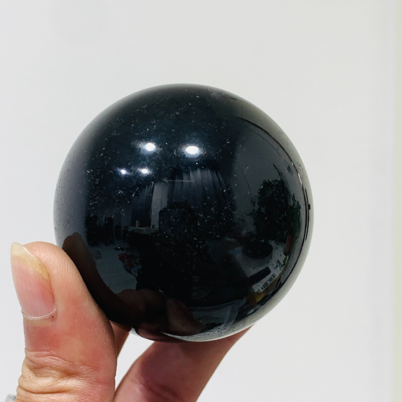 235g Natural Obsidian Quartz Ball Crystal Sphere Meditation Energy Healing