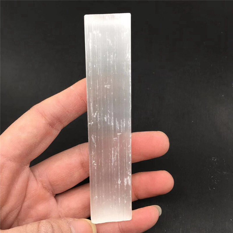 50-70mm Natural Quartz Crystal Selenite Stick Wand White Gypsum Blades Healing