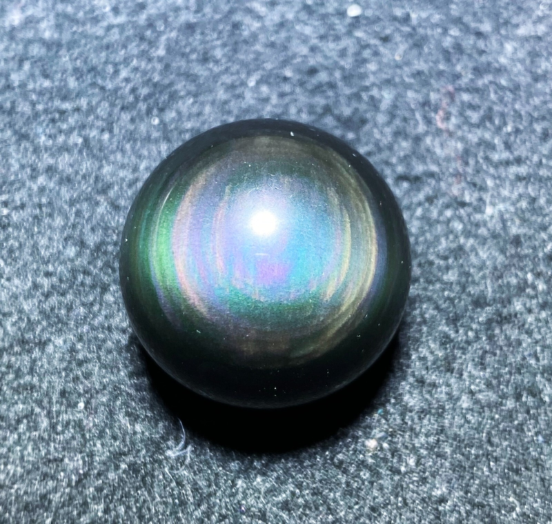 25mm Natural Color Obsidian Crystal Ball Repair