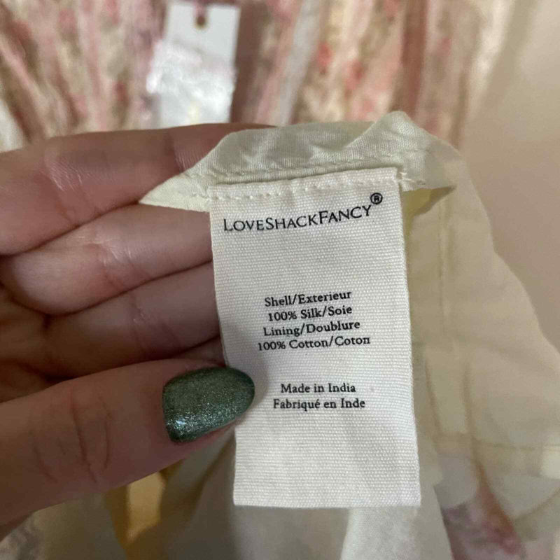 LoveShackFancy Pirelle pink dress