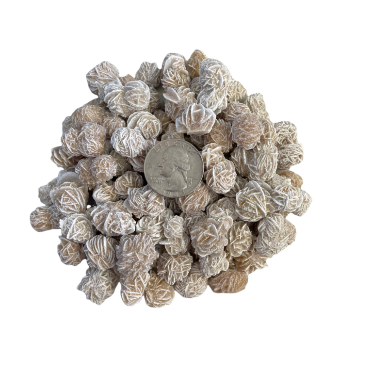 1/2 lb Mini Desert Rose Sand Selenite Gypsum Gemstone Crystal Baryte Specimens