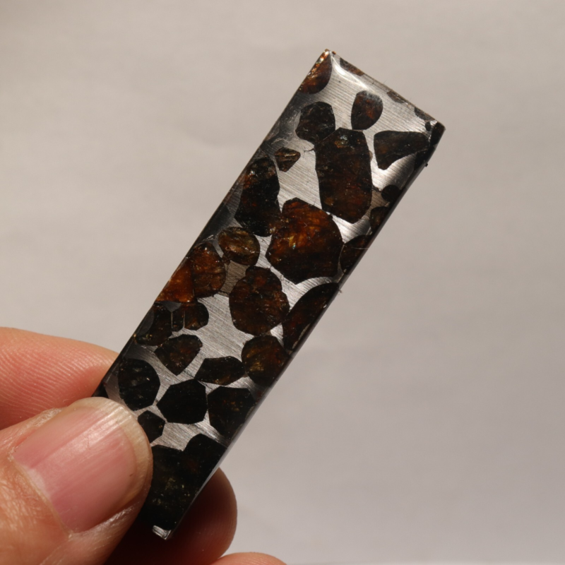 7g Rare slices of Kenyan Pallasite olive meteorite A59