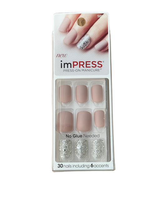 Kiss imPRESS Press-On Manicure One Step + Accents U PICK COLOR New!! #104