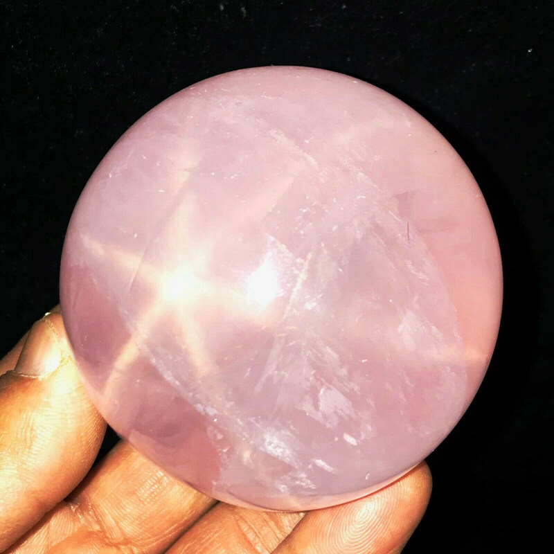 Natural Quartz Crystal Healing Gems Sphere Ball Energy Stone Reiki Decor + Stand