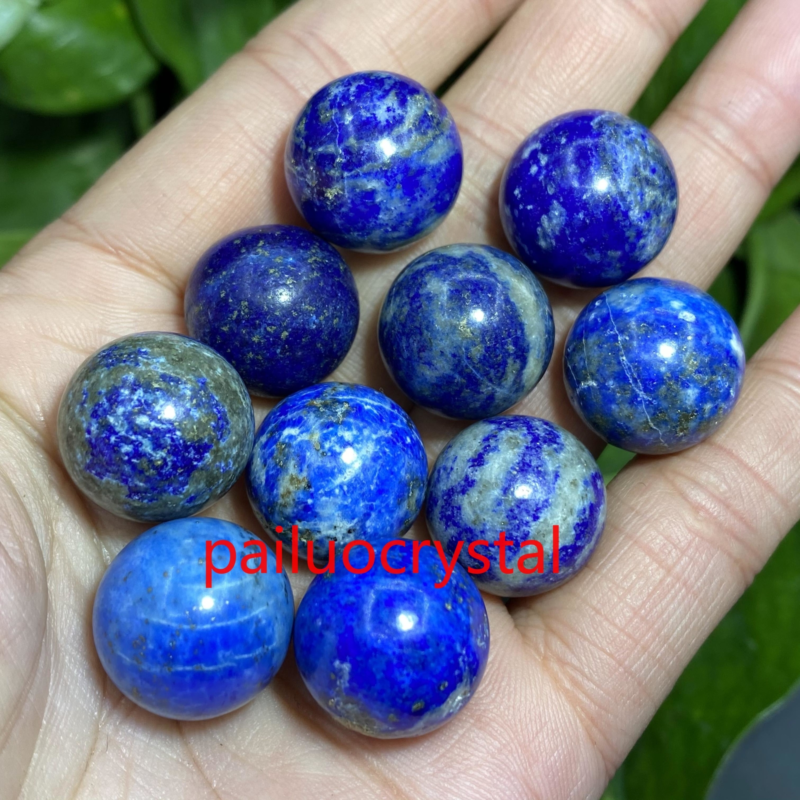 10p Wholesale Natural Lapis Lazuli jasper Ball Quartz Crystal Sphere Reiki 15mm+