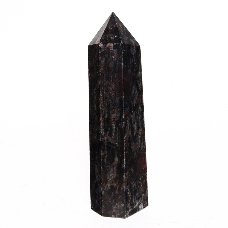 677g Natural Fireworks Stone Obelisk Quartz Tower Crystal Wand Point Healing