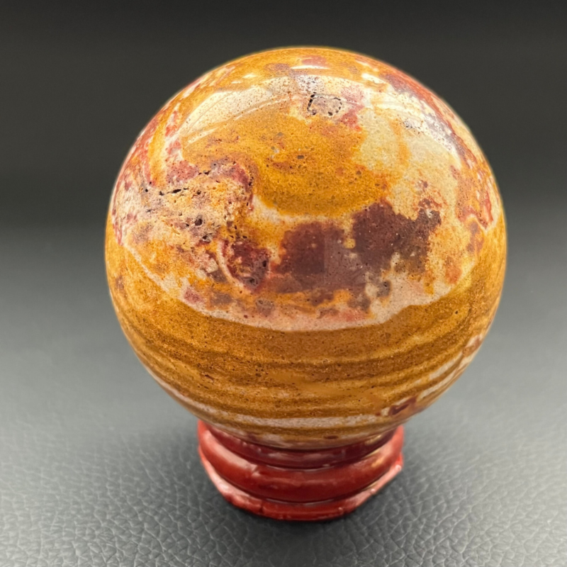 300G are Natural Ocean jasper Quartz Sphere Crystal Ball Specimen Healing