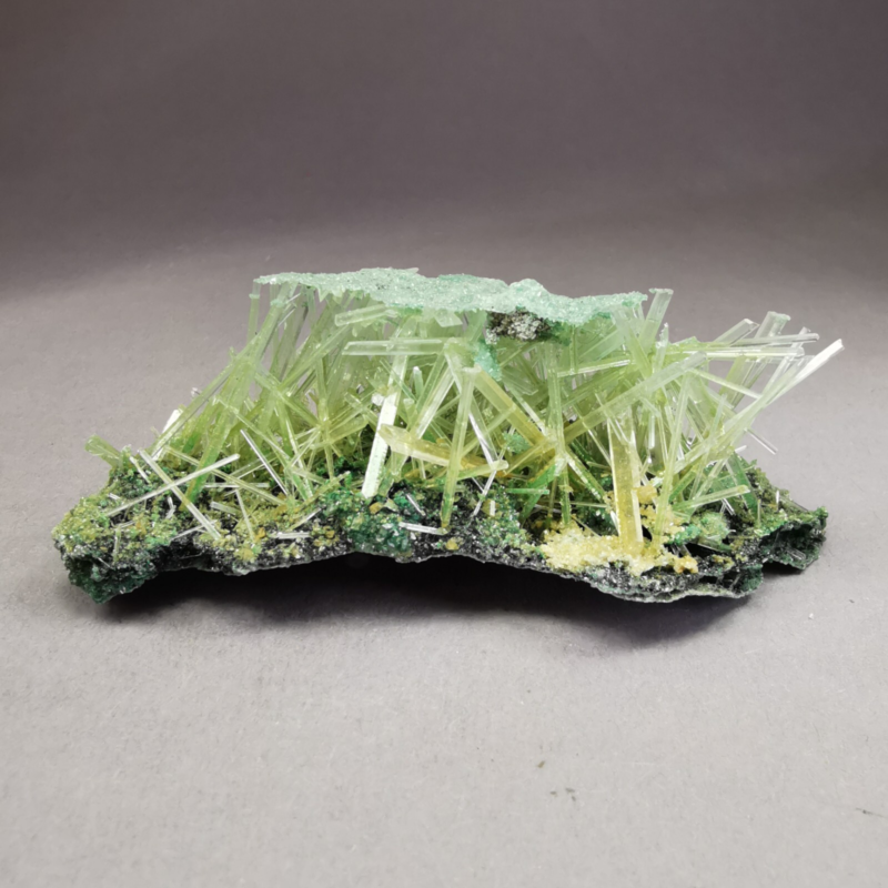 13.5 g RARE Gypsum var. Selenite w. Atacamite / Poland / Rough Crystal Specimen