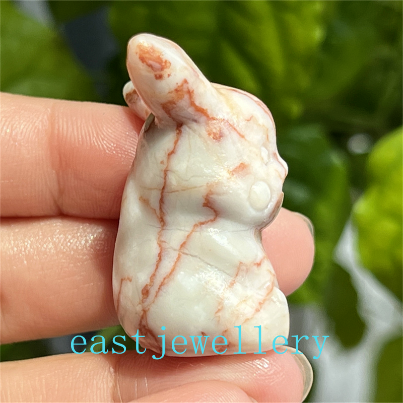 1.5" Natural quartz carved Pikachu skull Quartz crystal skull reiki healing