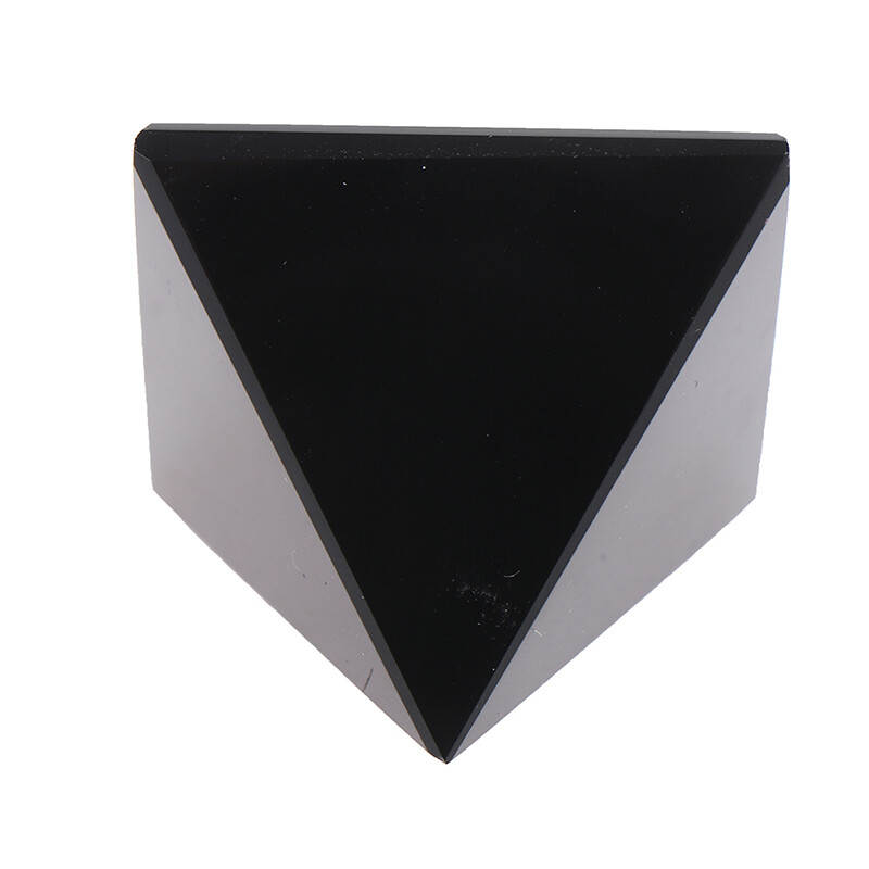 Obsidian Pyramid Natural Polished Surface Home Ornaments Desktop DecorY.ou
