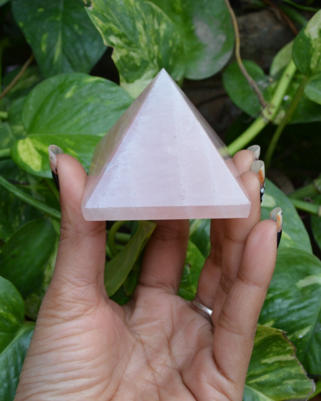 Chakra Pyramid Stone Crystal Yoga Healing NATURAL Spirituality Specimen~I-4842
