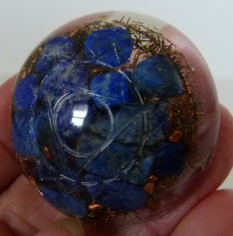 Set Of 7 Chakra Orgone domes For Reiki Healing chakra balancing w/chakra symbols