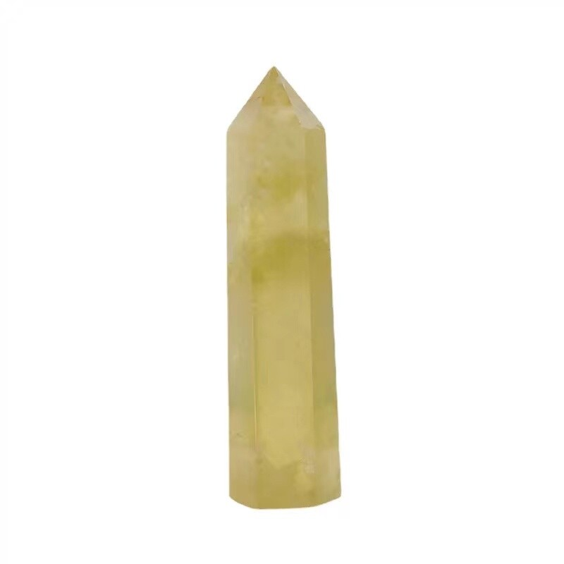 Natural Crystal Point Wand Tower Column Chakra Obelisk Quartz Healing Stone Rock