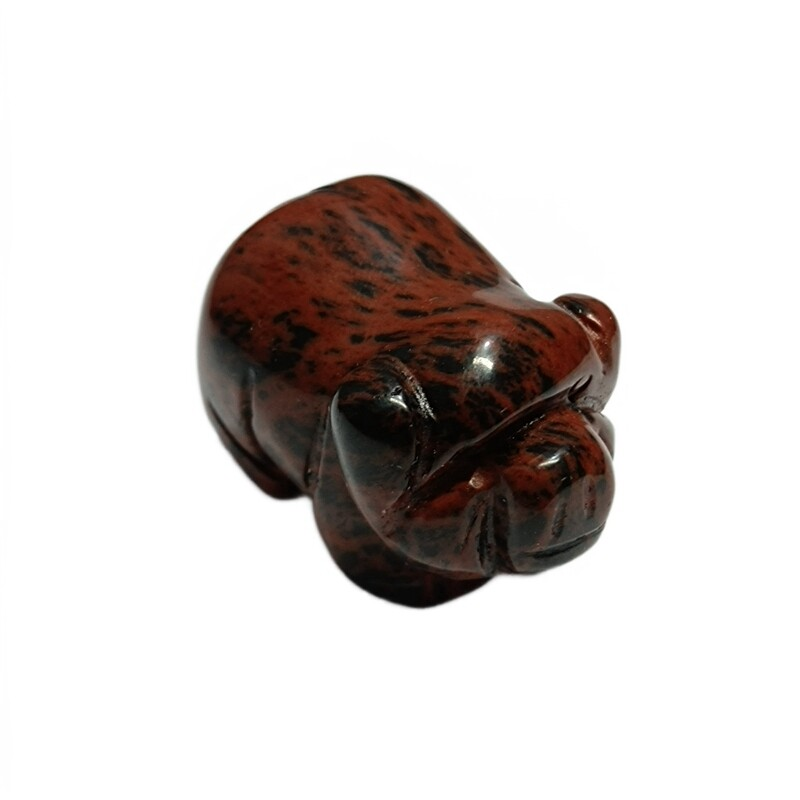 Raw Natural Quartz Crystal Skull Carved Pig Wild Boar Piggy Animal Healing Stone