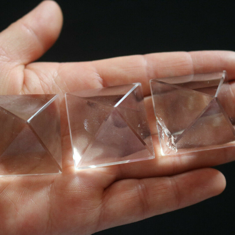 Natural Rare Clear Quartz Gemstone Crystal Energy Reiki Mineral Tower Pyramid