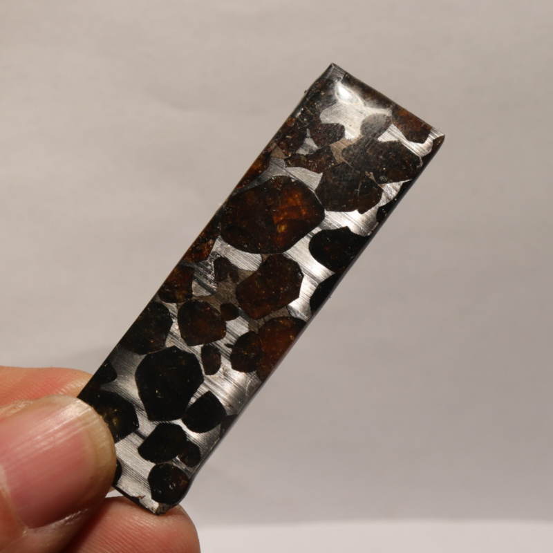 7g Rare slices of Kenyan Pallasite olive meteorite A59