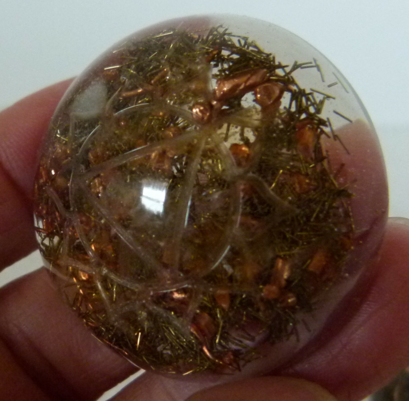 Set Of 7 Chakra Orgone domes For Reiki Healing chakra balancing w/chakra symbols