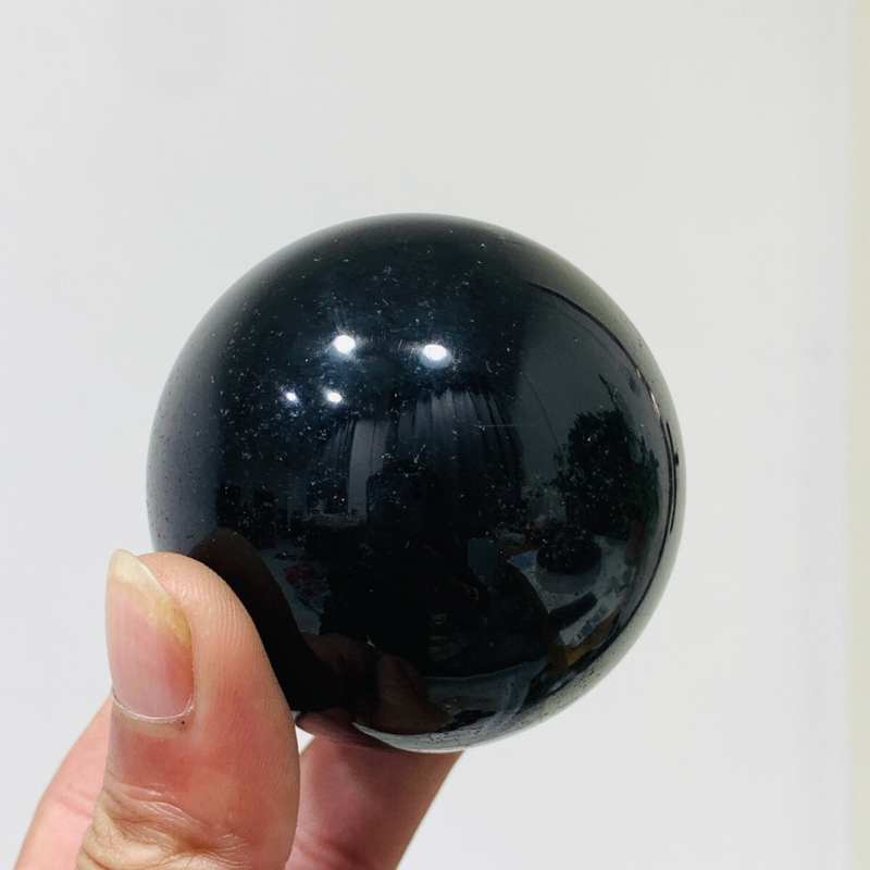 235g Natural Obsidian Quartz Ball Crystal Sphere Meditation Energy Healing