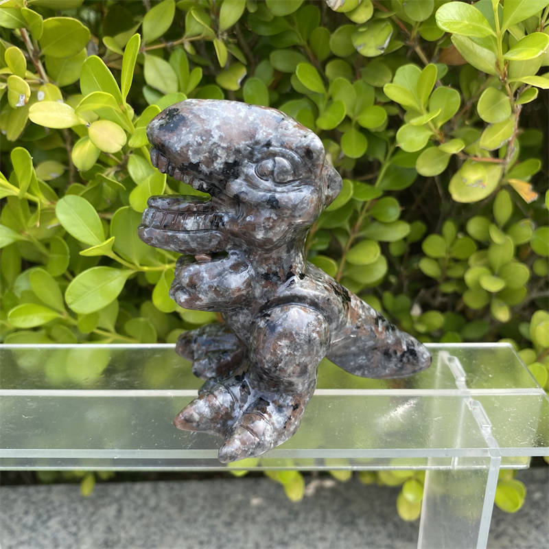 1pc mixed Natural stone dinosaur carved Quartz Crystal stone skull Reiki healing