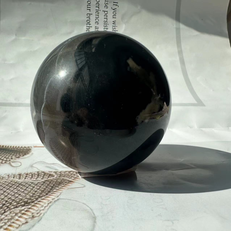 1pc 180+Natural Volcanic agate Ball quartz crystal sphere Reiki Healing 50mm+