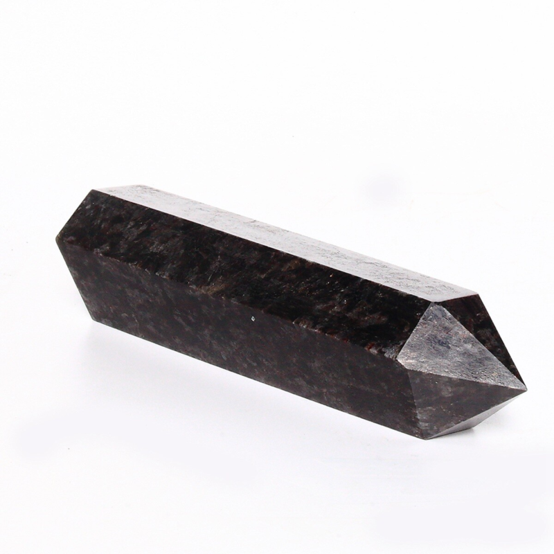 961g Natural Fireworks Stone Obelisk Quartz Tower Crystal Wand Point Healing