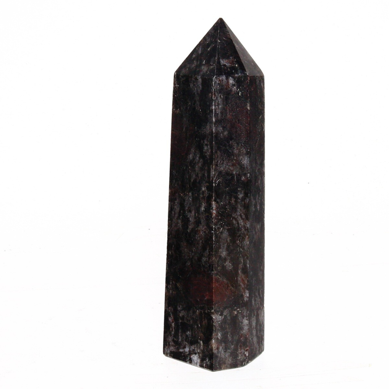 677g Natural Fireworks Stone Obelisk Quartz Tower Crystal Wand Point Healing