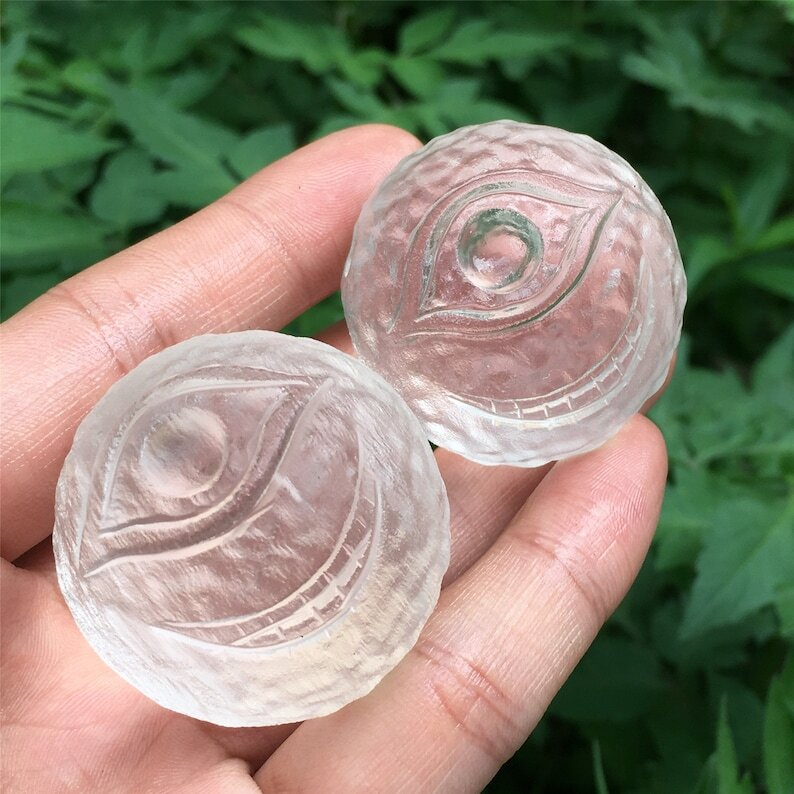 1PC Melting stone Ball Quartz Energy Reiki heal Divination Gifts Mineral Samples