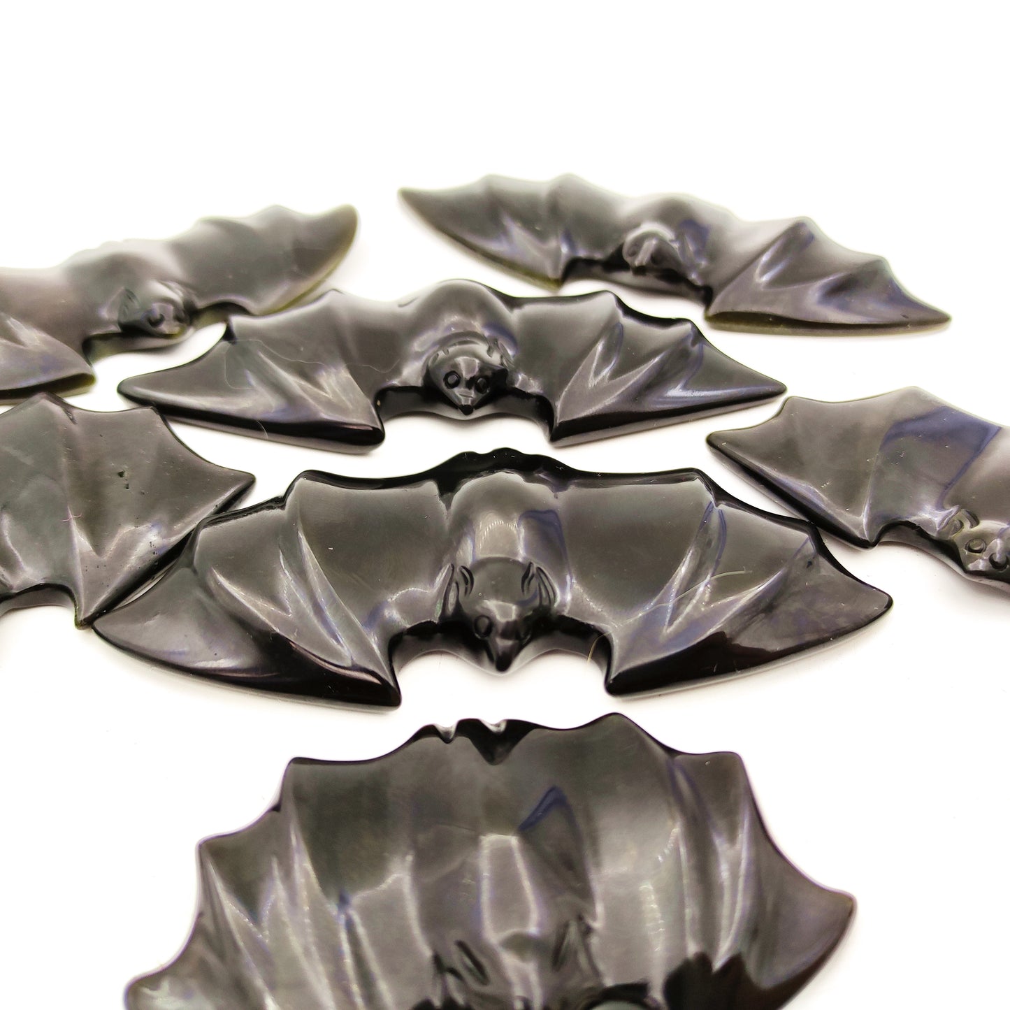 Wholesale beautiful natural Obsidian Crystal carving animal crystal