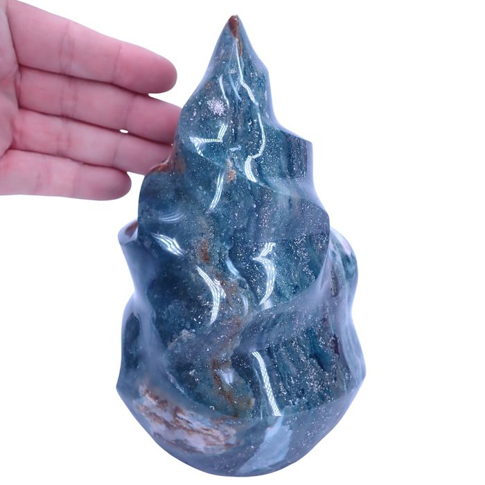Very Rare A ++ Natural Very Artistic Jasper Flame