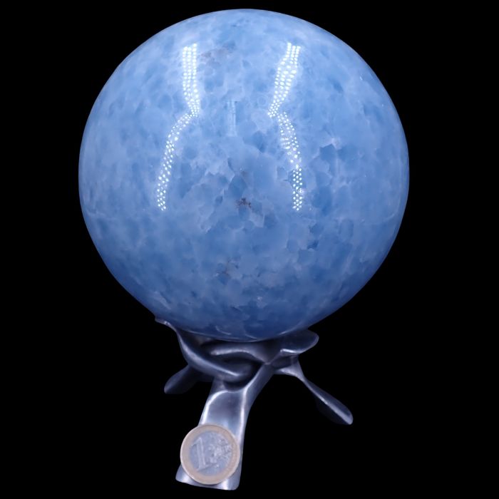 SKY BLUE CALCITE CRYSTAL Sphere