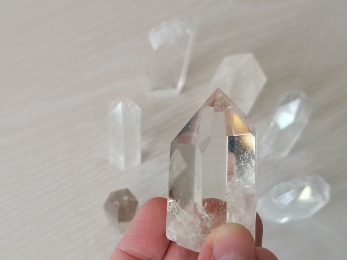 Punta de cristal blanco